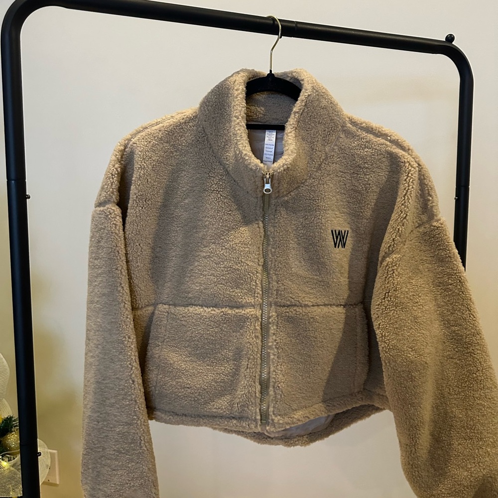 Women's Tan Teddy Jacket （SML）